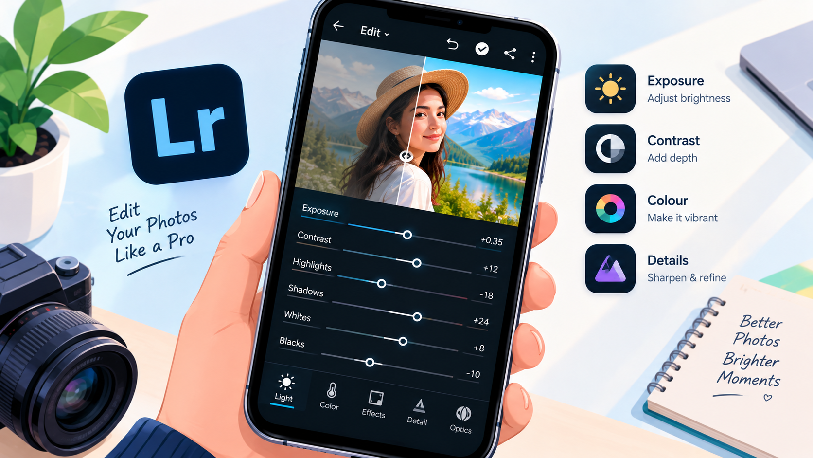 Lightroom editing tools and presets