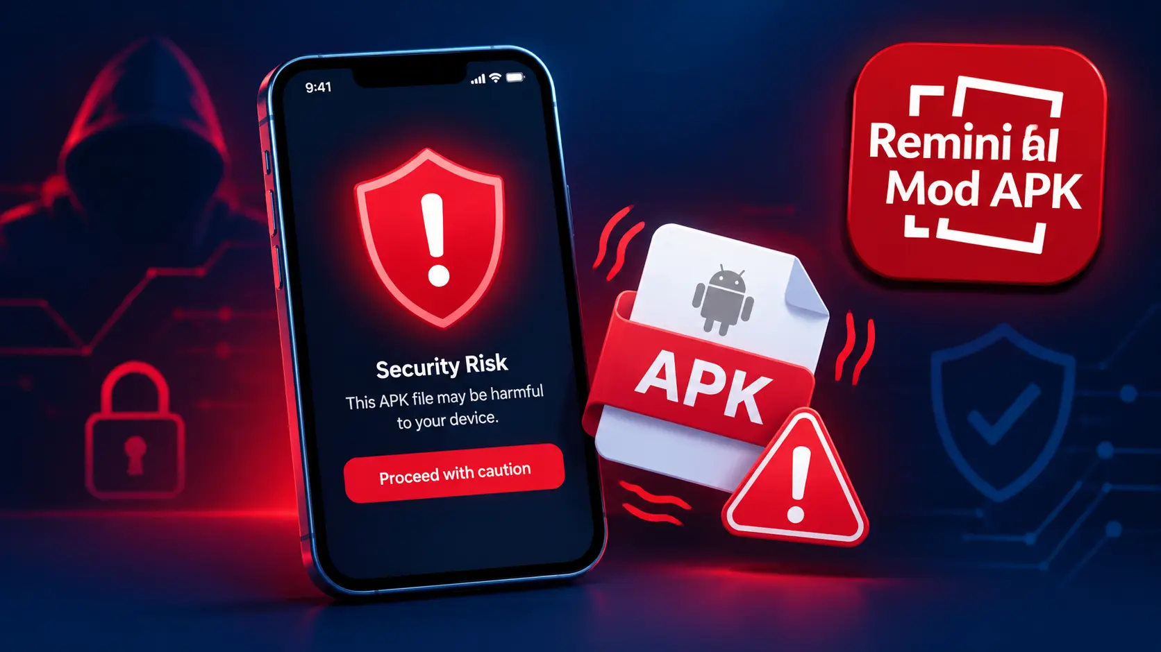Security risks of Remini mod APK