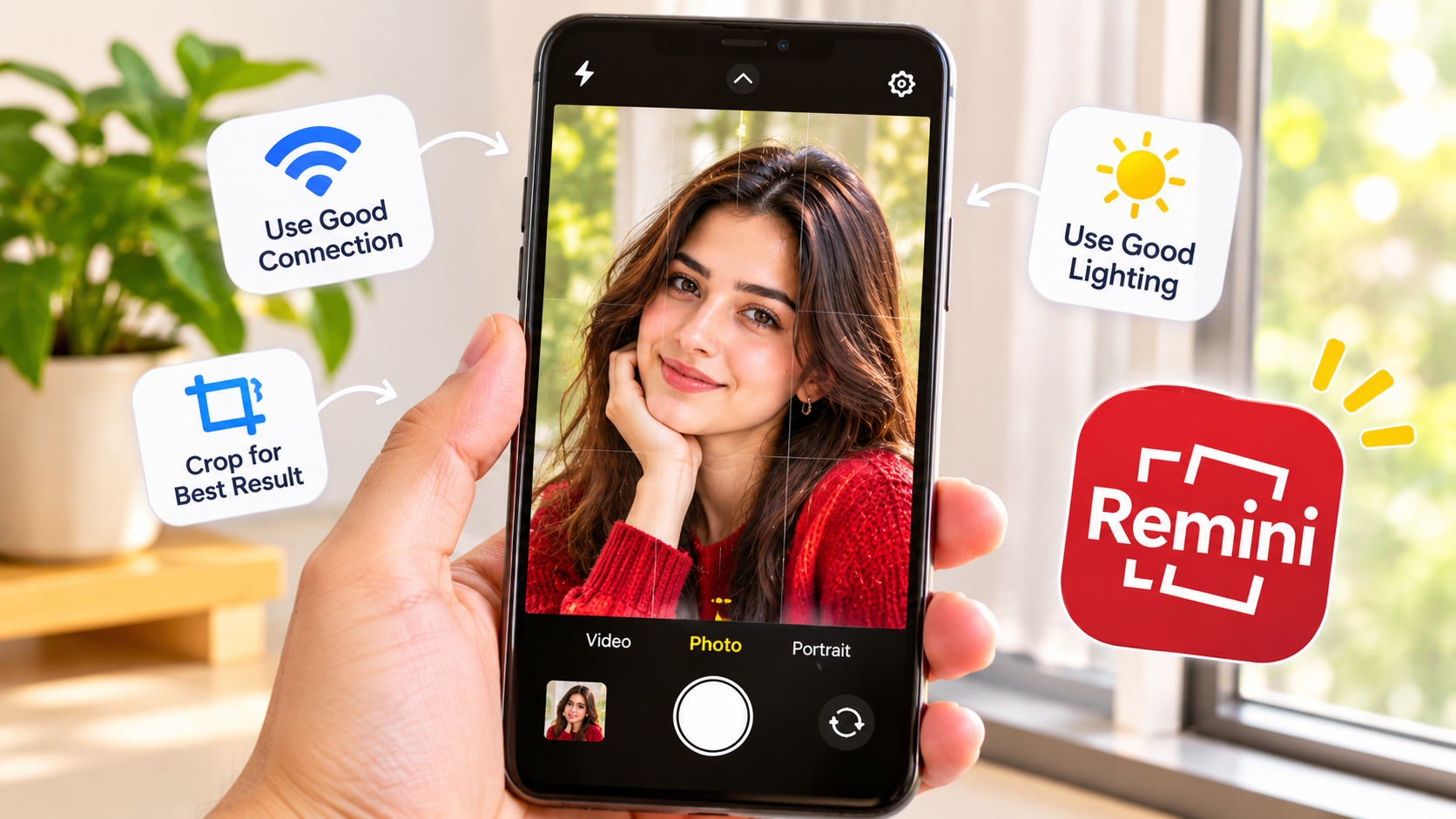 Tips to get better results with Remini