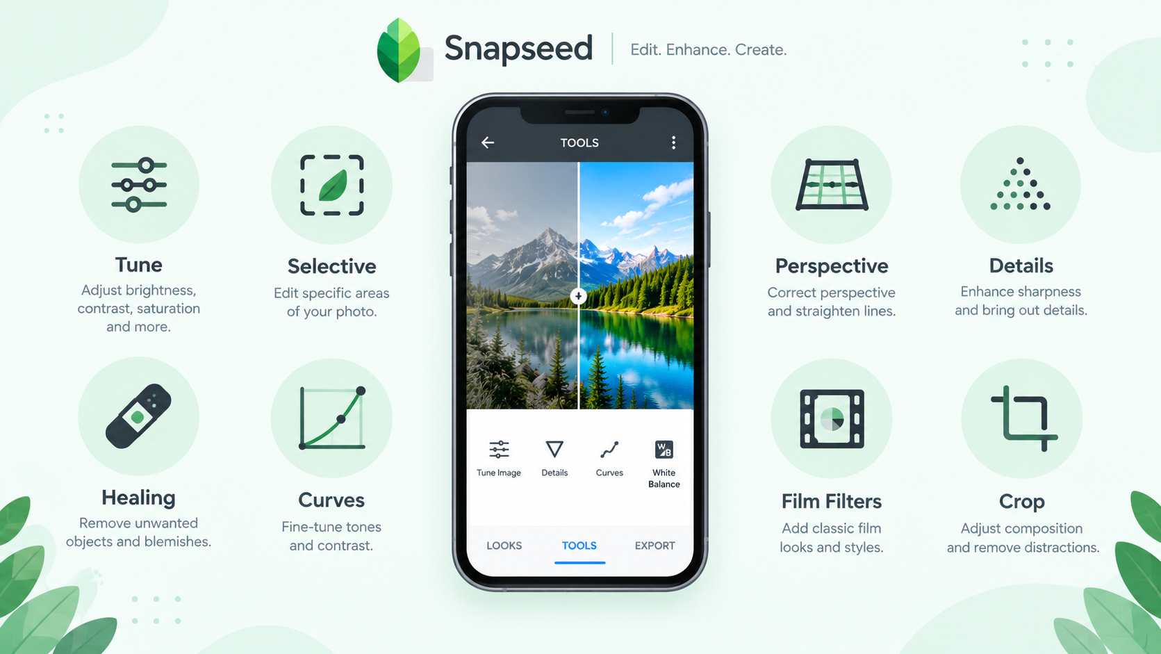 Snapseed tools overview